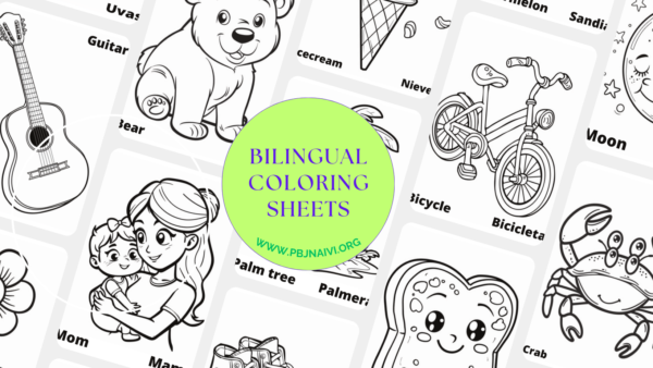 Bilingual Coloring Sheets