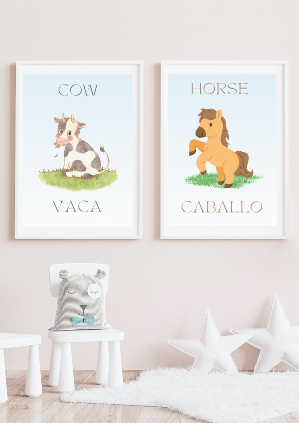 Farm Animals Nursery Wall Art for Children - Image 6