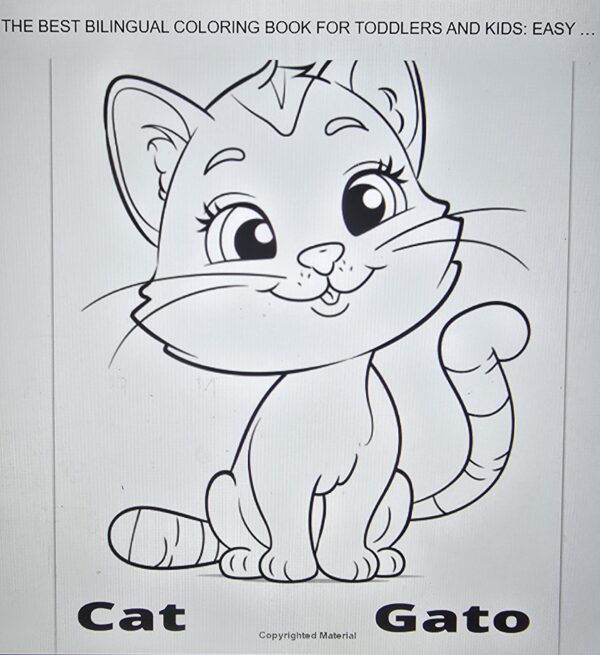 Super Cute Bilingual Coloring Book - Image 5