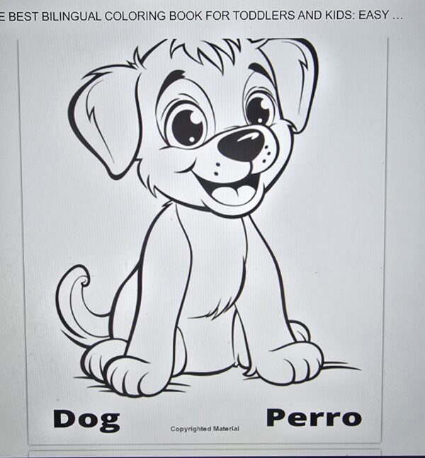 Super Cute Bilingual Coloring Book - Image 6