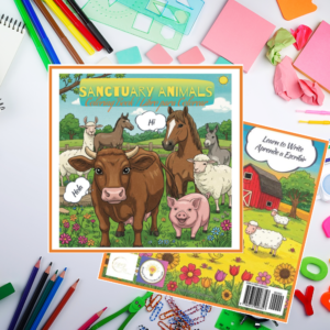 Sanctuary Animals Bilingual Coloring Book