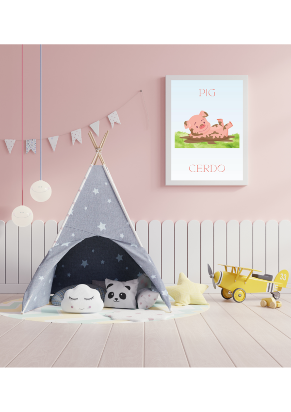Farm Animals Nursery Wall Art for Children - Image 4