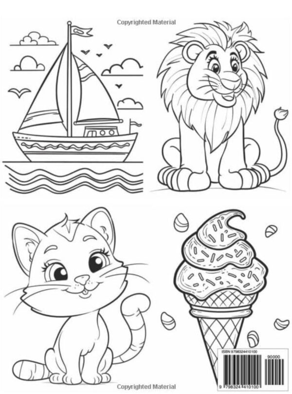 Super Cute Bilingual Coloring Book - Image 3