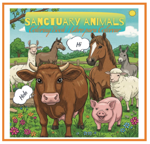 Animal Sanctuary Adventures: A Bilingual Coloring Book | Aventuras del Santuario Animal: Libro para Colorear Bilingüe