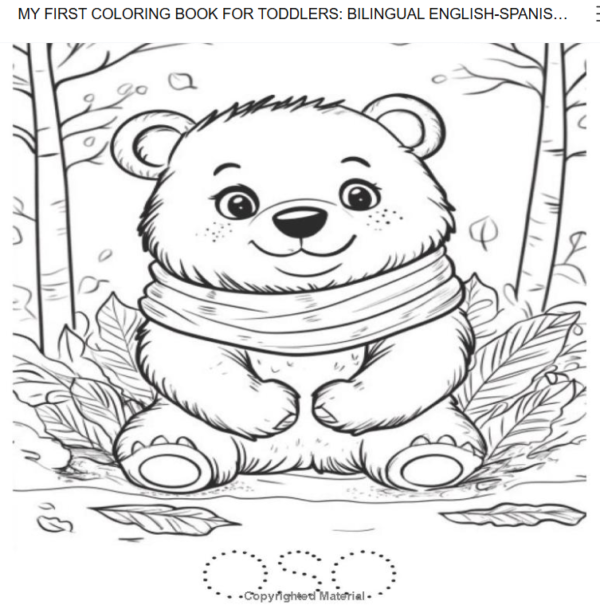 My First Bilingual Coloring Book - Image 3