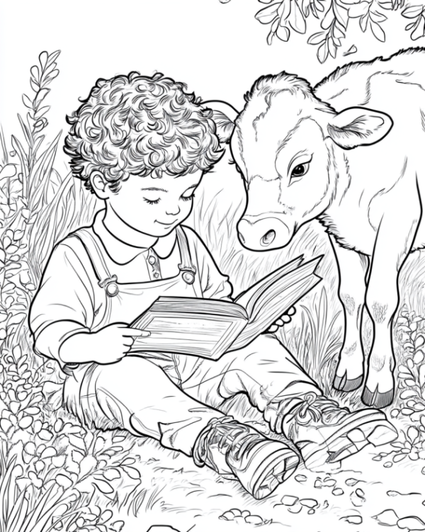 Sanctuary Animals Bilingual Coloring Book - Image 5