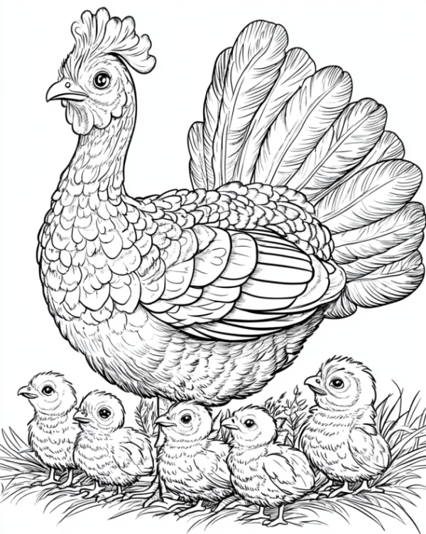 Sanctuary Animals Bilingual Coloring Book - Image 6
